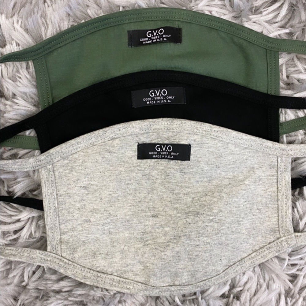 ‼️ Unisex Face Mask Protective Good Vibes USA Made - Picture 3 of 8